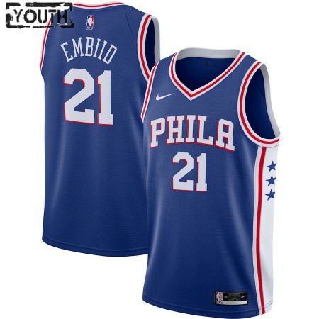Dres Philadelphia 76ers Joel Embiid 21 2020-21 Nike Icon Edition Swingman - Dječji